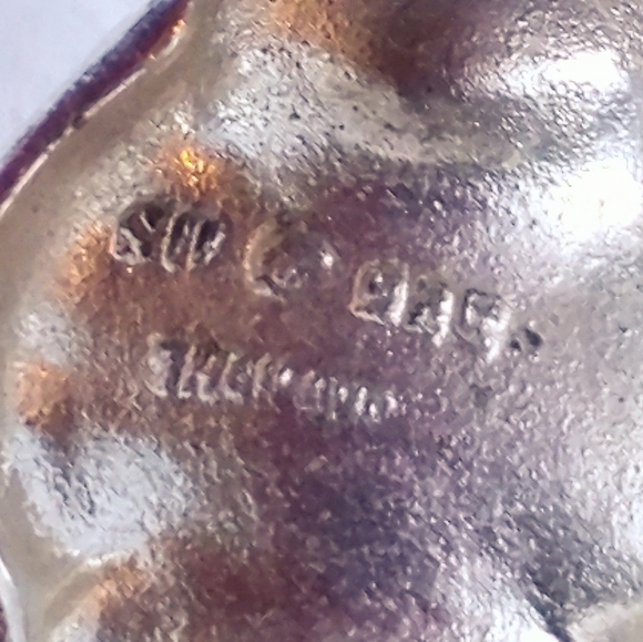 STERLING SILVER DROP EARRINGS - MARKED 925 - PIERCED - Picture 5 of 5